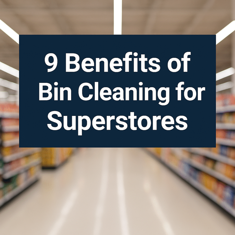 benefits of bin cleaning for superstores