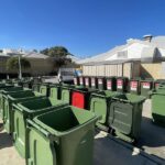 clean wheelie bins at strata property