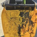 dirty wheelie bin