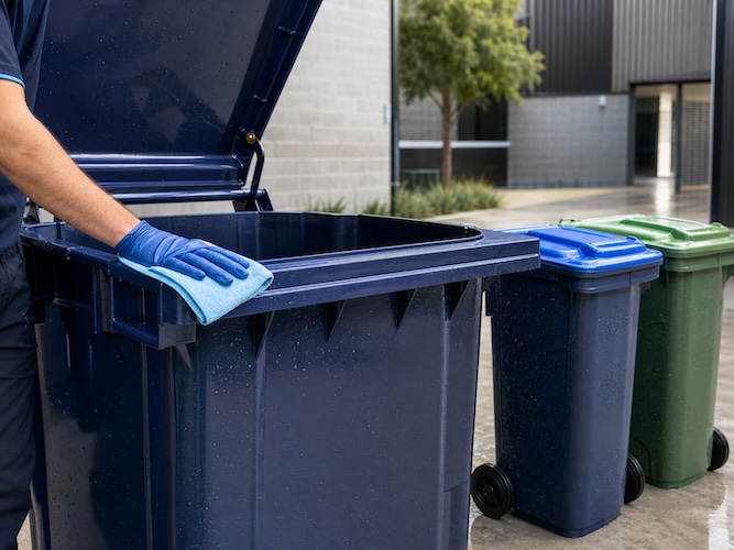 Professional bin cleaners school